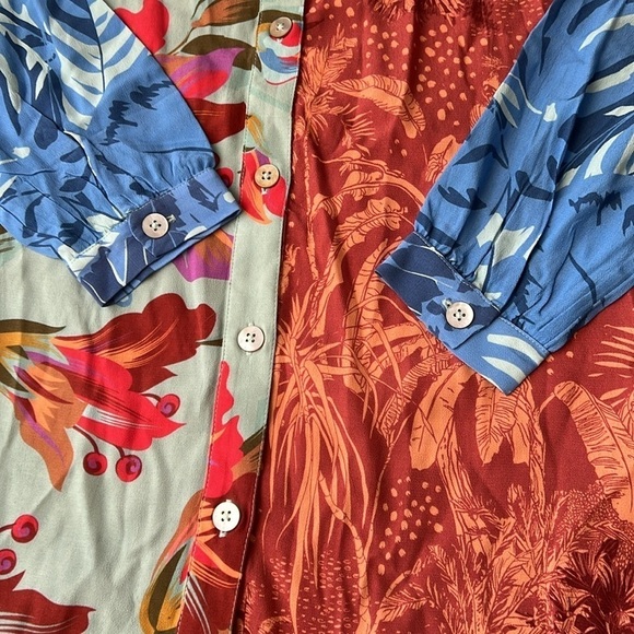 NWT Soft Surroundings Hermosa Tunic Button Up Shirt - Picture 6 of 10